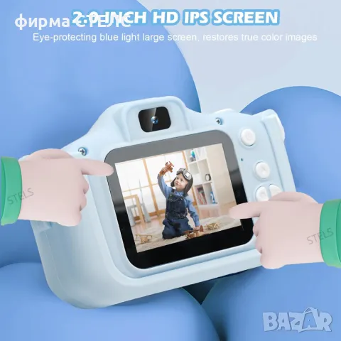  Детски фотоапарат STELS X500, Селфи камера, Full HD видео, Игри, снимка 18 - Образователни игри - 49843943