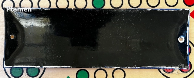 НЕПОСТАВЯНА АВТЕНТИЧНА ТАБЕЛА ТАБЕЛКА ОТ СОЦА ОБРАЗЦОВ ХИГИЕНИЧЕН ДОМ, снимка 2 - Антикварни и старинни предмети - 52708625