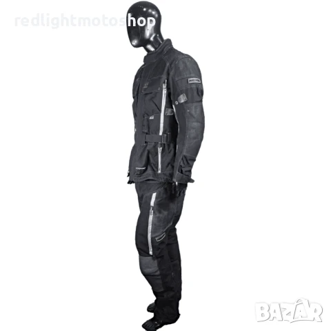 📌 5253 Reusch Мъжки текстилен мото екип от две части | L размер | 200 лв, снимка 2 - Аксесоари и консумативи - 50856018
