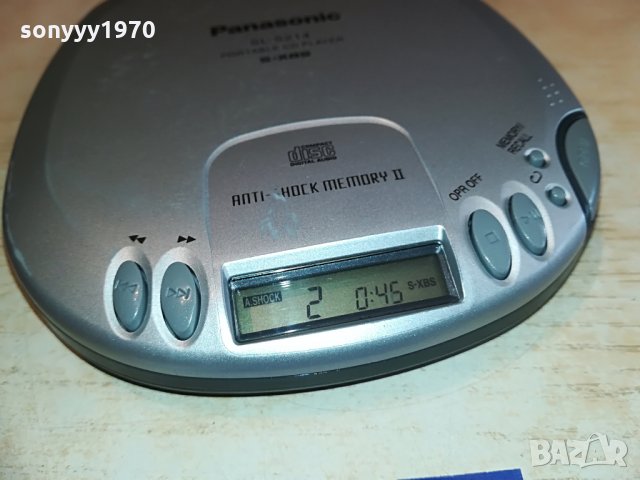 Panasonic SL-S214 discman-made in japan-внос germany, снимка 8 - MP3 и MP4 плеъри - 28352289