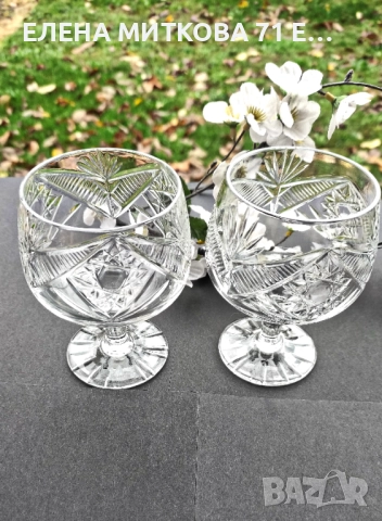 Кристални чаши 2 +1 +2, снимка 2 - Чаши - 52251175