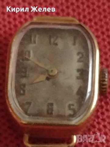 Стар дамски ръчен часовник с жълта рамка за КОЛЕКЦИЯ ДЕКОРАЦИЯ 25290, снимка 3 - Други ценни предмети - 43775535