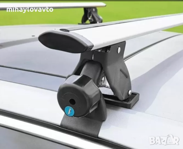 Универсални напречни греди за коли без рейки - 130см, с ключ