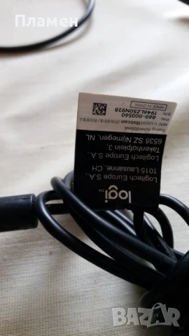 Камера Logitech V-U0028 Webcam Carl Zeiss Tessar Lens 1080P Full HD, снимка 3 - Камери - 50584549