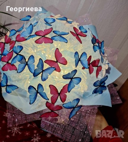 ЗАПОВЯДАЙТЕ‼️Луксозни,ръчно изработени, светещи букети от "DESS" 🦋✨️💐💝, снимка 4 - Подаръци за юбилей - 44082186