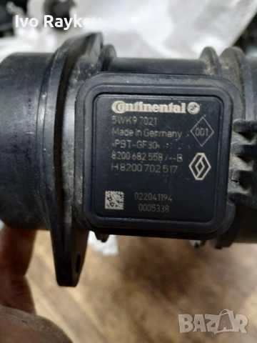 Дебитомер за Renault , Dacia , 1.5 DCI, 5WK97021, 8200682558, снимка 5 - Части - 53477251