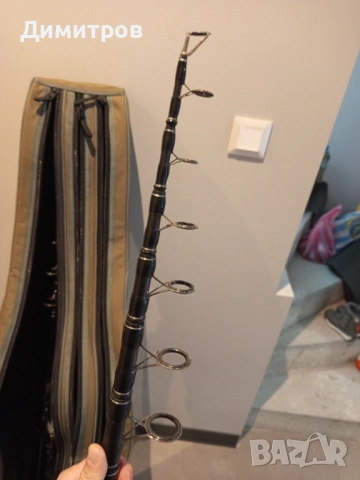 Продавам комплект три броя и калъф телекарп fl magic с макари fl xt 14000, снимка 7 - Въдици - 53604196