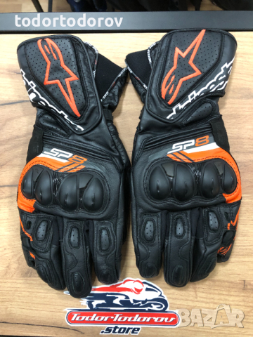 Промоция Кожени мото ръкавици ALPINESTARS SP-8V3 AIR,размерL,като нови, снимка 1 - Аксесоари и консумативи - 44866320