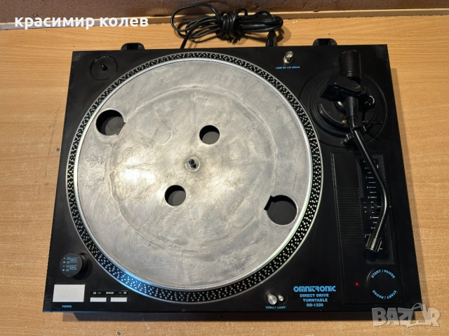 DJ грамофон "OMNITRONIC DD-1220", снимка 2 - Грамофони - 52678806