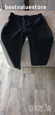 Черен Вълнен Панталон С Обиколка На Талията 86см