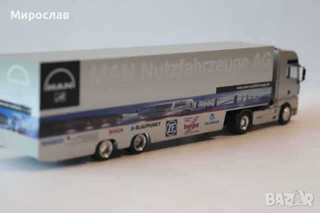HERPA H0 1/87 MAN TGA КАМИОН МОДЕЛ TIR, снимка 9 - Колекции - 50400974