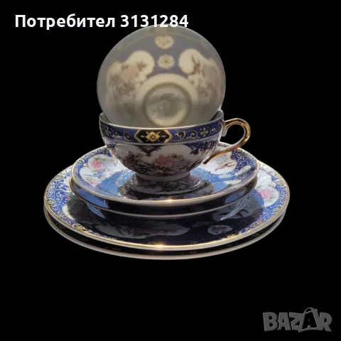 Сет за чай за двама Гейша литофания Япония, снимка 1