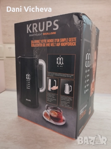 Електрическа кана Krups BW8018 Smart'n Light, 5 температурни нива, снимка 2 - Кани - 52731917