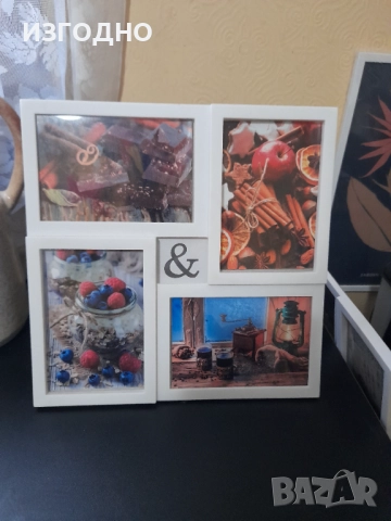 НОВА САМО 25 ЛЕВА РАМКА С 4 КАРТИНИ, снимка 3 - Картини - 51798410
