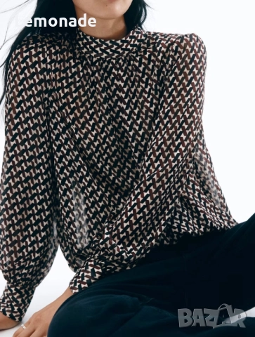 Нова дамска елегантна блуза Зара С, М , Л размери