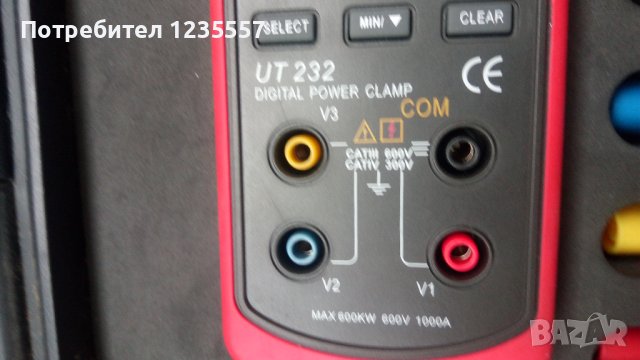 Амперклещи UNI-T модел UT 232, снимка 5 - Други инструменти - 40281805