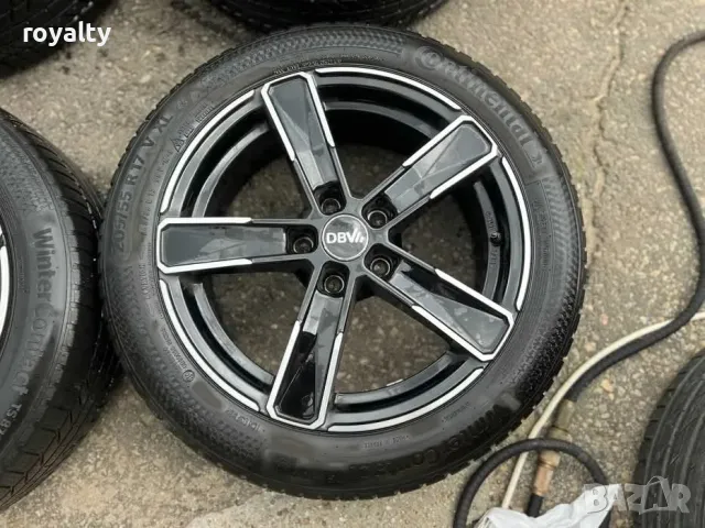 5х112 17 Джанти Golf Touran Caddy Audi A3 Seat Skoda 5x112 ET 48 J 7 Централен отвор 57.1 с втулка, снимка 3 - Аксесоари и консумативи - 50053520