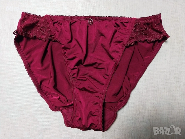М/L Еластична бикина бордо с бродерия , снимка 7 - Бельо - 52909403