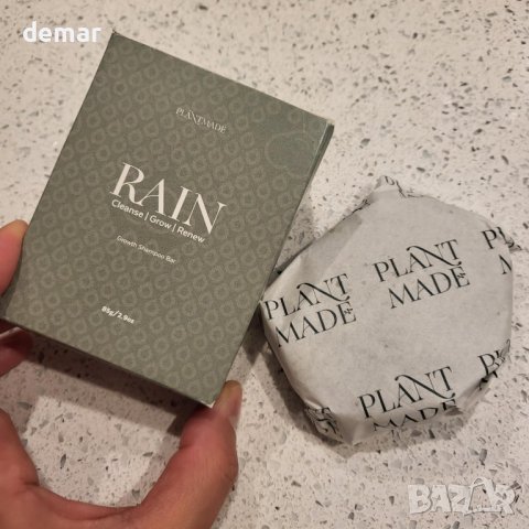 Rain (85g)-Унисекс, без аюрведични сулфати шампоан за растеж на косата, снимка 9 - Продукти за коса - 42970735