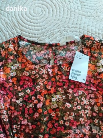 Къса цветна тениска H&M  158 / 164 XS, снимка 2 - Детски тениски и потници - 37189851