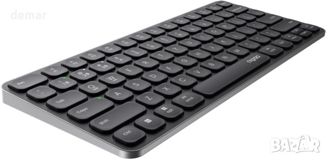 RAPOO E9050L Безжична клавиатура за множество устройства, Blade-Series 78-клавишна, снимка 1