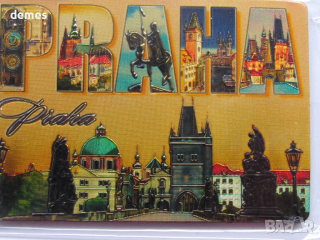 Метален магнит от Прага