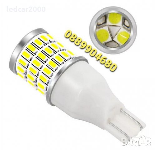 Лед Крушки LED Т15 W16W 12-24v., снимка 3 - Аксесоари и консумативи - 34805889
