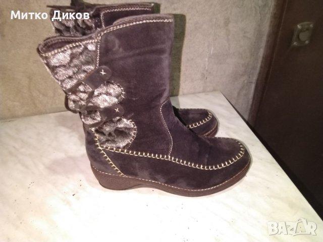 Дамски боти с подплата стелка 26см реален размер №40 отлични, снимка 6 - Дамски боти - 43077335