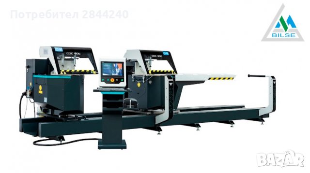 Двуглав циркуляр за рязане с 5 контролирани оси за алуминий, PVC профили Yilmaz, снимка 9 - Циркуляри - 39563894