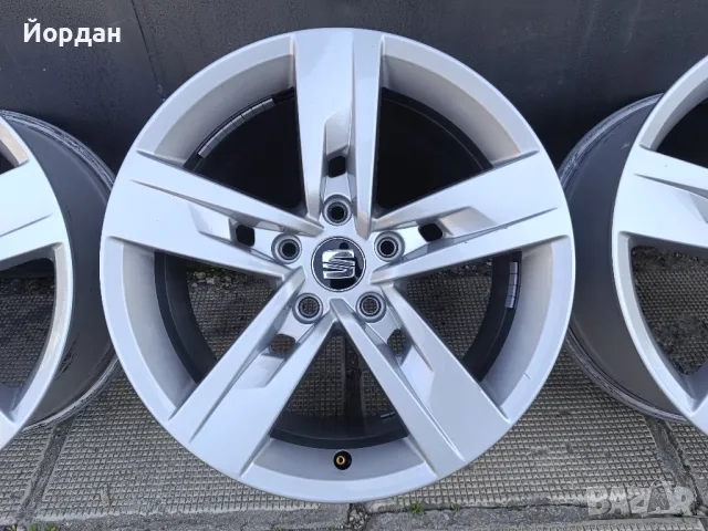 ОРИГИНАЛНИ джанти 17 ' цола 5х112 Сеат / SEAT VW AUDI 57,1 5x112, снимка 9 - Гуми и джанти - 50009356