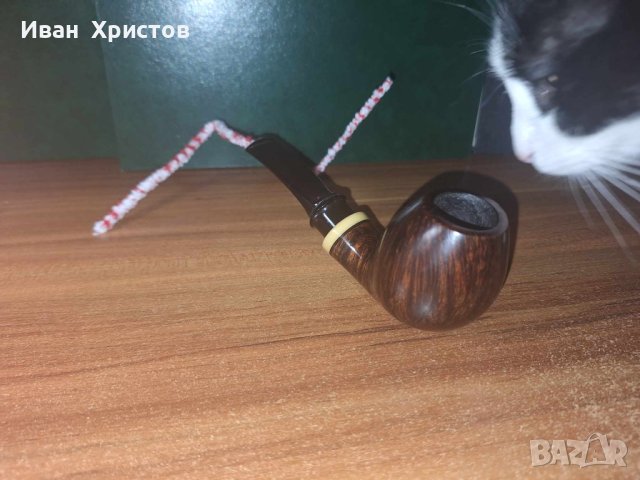 Лула от българския майстор Георги Бояджиев - красива, от висок клас, като НОВА - НЕ Е НАЛИЧНА!!!, снимка 11 - Лули - 44004713