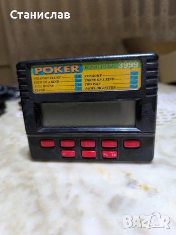 Електронна игра покер , снимка 2 - Други игри и конзоли - 53385056