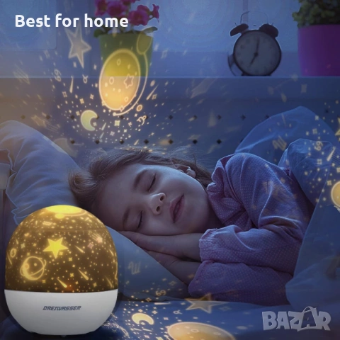 DreiWasser Звездно небе Проектор, снимка 6 - Настолни лампи - 53174557