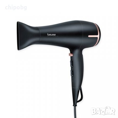 Сешоар, Beurer HC 25 Hair dryer, 1 600 W, ion function, folding handle, 2 heat settings, 2 blower se, снимка 3 - Сешоари - 38474978