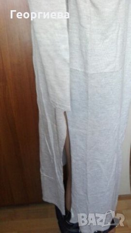 Дълга светло бежова жилетка H&M 🍀S,M🍀 арт.232, снимка 2 - Жилетки - 26947933