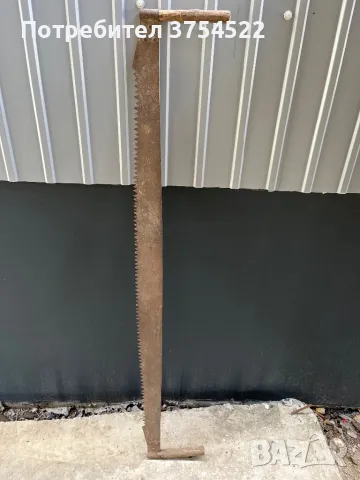 Mасивна стара стоманизирана джага, инструмент, бичкия, трион, снимка 7 - Антикварни и старинни предмети - 50398857