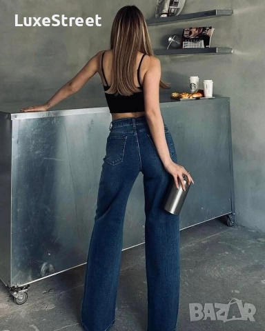 Дамски Дънки с Камъни 🤍, снимка 2 - Дънки - 52585991