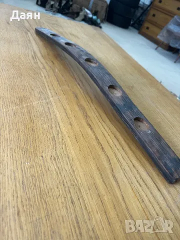 Дървен свещник за 5 чаени свещи , снимка 3 - Декорация за дома - 49940325