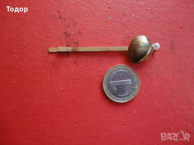 Позлатена игла щипка за вратовръзка 4