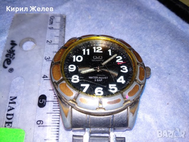 Q&Q Кю и Кю КВАРЦ ЯПОНСКИ МАРКОВ ЧАСОВНИК РЯДЪК МОДЕЛ 36552, снимка 5 - Мъжки - 39854417