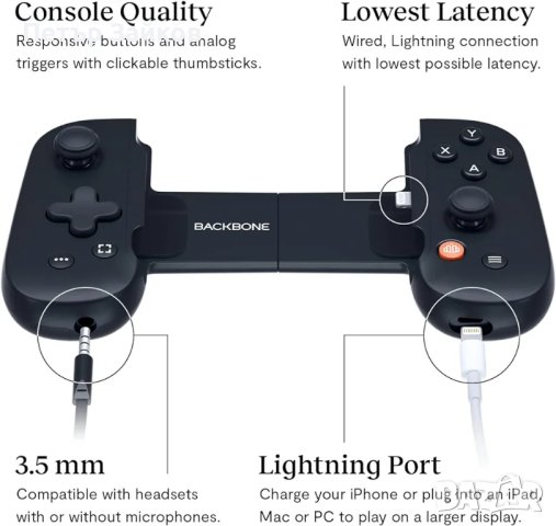 Backbone One конзола за игри iPhone, снимка 5 - Други игри и конзоли - 43451226
