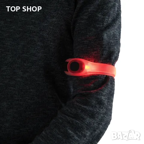 Предпазна каишка с вграден светодиод XD Design, Полиуретан, Червен, 22, 2 x 1 x 5, 4см, снимка 5 - Други - 48160366