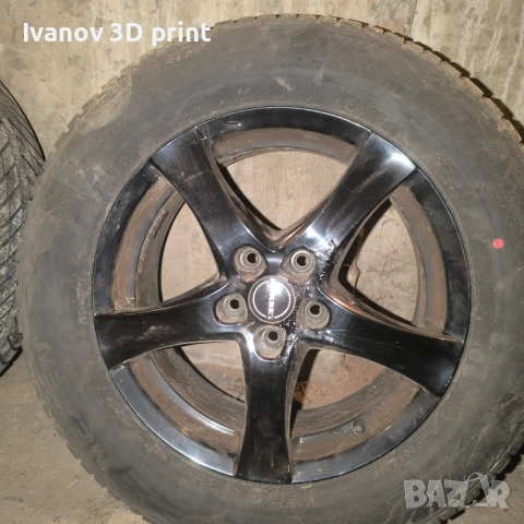 17" 5x114.3 Джанти Borbet с гуми nexen, снимка 4 - Гуми и джанти - 52095804