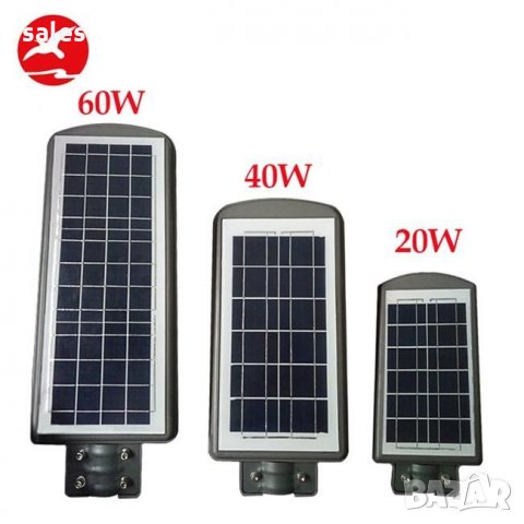 Соларна външна лампа с дистанционно управление 60W, снимка 3 - Лед осветление - 26634178