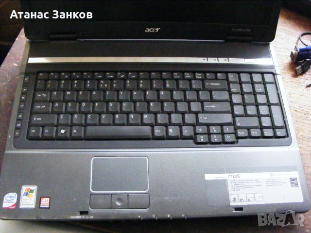 Работещ лаптоп за части Acer TravelMate 7720G, снимка 5 - Части за лаптопи - 43004340