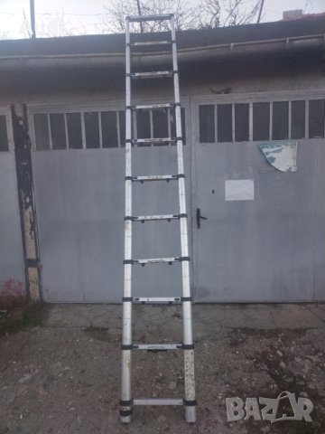 Алуминиева стълба телескопична Височина 320см. Цена 199лв / тел. 0897553557 Изпращам по Еконт с прег