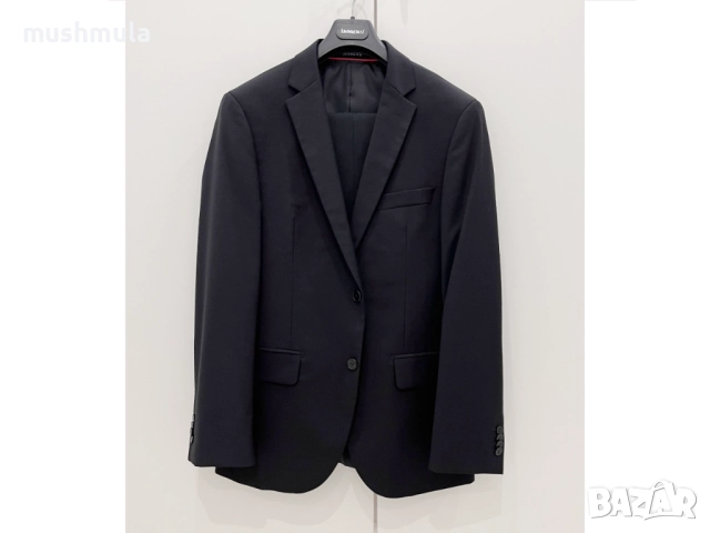 Черен костюм вискоза Andrews 48/M - обличан веднъж