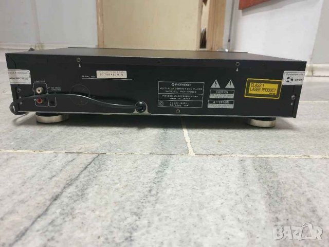 Multi play compact disc player Pioneer PD-M603 CD player с 6 диска. В много добро състояние. Всичко , снимка 4 - Декове - 32761143