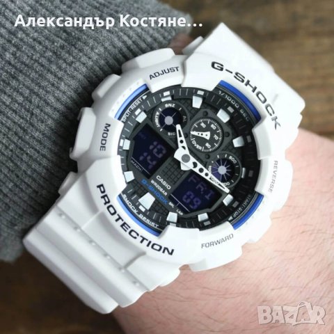 Мъжки часовник Casio G-Shock GA-100B-7AER, снимка 4 - Мъжки - 43393242