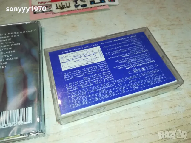 RAMMSTEIN MUTTER-ЗАПИС НА КАСЕТА ОТ ДИСК 1411241200, снимка 15 - Аудио касети - 47965918